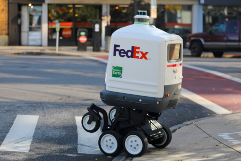 Roxo, a FedEx robotfutárja